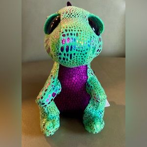 NWOT TY multi-color “Cinder” dragon!
